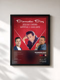 #noir Tableau de l'album Entre Diaz y Canciones de Diomedes Diaz, cadre noir, imprimé et encadré en France