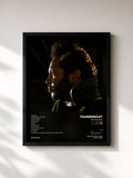 #noir Tableau de l'album Apocalypse de Thundercat, cadre noir, imprimé et encadré en France