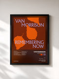 #noir Tableau de l'album Remembering Now de Van Morrison, cadre noir, imprimé et encadré en France