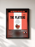 #noir Tableau de l'album Life Is Just A Bowl Of Cherries! de The Platters, cadre noir, imprimé et encadré en France