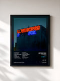 #noir Tableau de l'album Love Songs (deluxe) de Peter Fox, cadre noir, imprimé et encadré en France