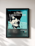 #noir Tableau de l'album Carousel One de Ron Sexsmith, cadre noir, imprimé et encadré en France