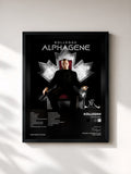 #noir Tableau de l'album Alphagene de Kollegah, cadre noir, imprimé et encadré en France