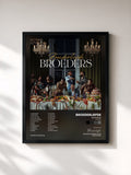 #noir Tableau de l'album Broeders (Extended) de Broederliefde, cadre noir, imprimé et encadré en France