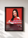 #noir Tableau de l'album Songs From Home de Lea Salonga, cadre noir, imprimé et encadré en France