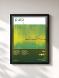 #noir Tableau de l'album It (Remastered) de Pulp, cadre noir, imprimé et encadré en France