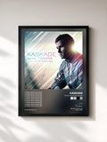 #noir Tableau de l'album Angel on My Shoulder de Kaskade, cadre noir, imprimé et encadré en France