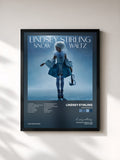 #noir Tableau de l'album Snow Waltz de Lindsey Stirling, cadre noir, imprimé et encadré en France