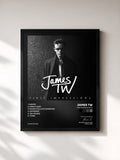 #noir Tableau de l'album First Impressions de James Tw, cadre noir, imprimé et encadré en France