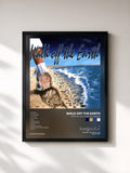 #noir Tableau de l'album Smooth Like Stone On A Beach de Walk Off the Earth, cadre noir, imprimé et encadré en France