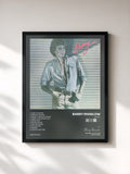 #noir Tableau de l'album Barry de Barry Manilow, cadre noir, imprimé et encadré en France