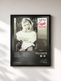 #noir Tableau de l'album Eagle When She Flies de Dolly Parton, cadre noir, imprimé et encadré en France