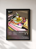 #noir Tableau de l'album Fun Hours de Naive New Beaters, cadre noir, imprimé et encadré en France