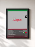 #noir Tableau de l'album Happy Songs for Happy People de Mogwai, cadre noir, imprimé et encadré en France