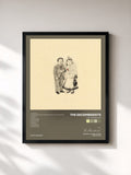 #noir Tableau de l'album The Crane Wife de The Decemberists, cadre noir, imprimé et encadré en France