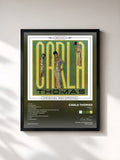 #noir Tableau de l'album Carla (Mono) de Carla Thomas, cadre noir, imprimé et encadré en France