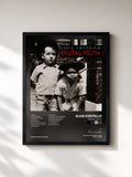 #noir Tableau de l'album Brutal Youth de Elvis Costello, cadre noir, imprimé et encadré en France