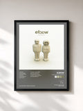 #noir Tableau de l'album Cast Of Thousands de Elbow, cadre noir, imprimé et encadré en France