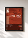 #noir Tableau de l'album It's You, It's Me de Kaskade, cadre noir, imprimé et encadré en France