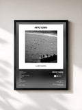 #noir Tableau de l'album Caretakers de Pete Yorn, cadre noir, imprimé et encadré en France