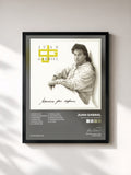 #noir Tableau de l'album Gracias por Esperar de Juan Gabriel, cadre noir, imprimé et encadré en France