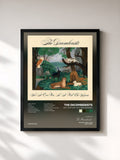 #noir Tableau de l'album As It Ever Was, So It Will Be Again de The Decemberists, cadre noir, imprimé et encadré en France