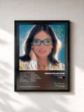 #noir La Dame De Coeur von Nana Mouskouri als gerahmter Kunstdruck, schwarzer Rahmen, gedruckt und gerahmt in Frankreich