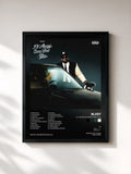 #noir Tableau de l'album I'll Always Come Find You de Blxst, cadre noir, imprimé et encadré en France