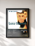 #noir Tableau de l'album Focus - O Essencial de Lulu Santos de Lulu Santos, cadre noir, imprimé et encadré en France