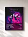 #noir Tableau de l'album Late Nights With Jeremih de Jeremih, cadre noir, imprimé et encadré en France