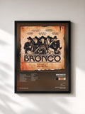 #noir Tableau de l'album Primera Fila de Bronco, cadre noir, imprimé et encadré en France