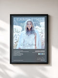 #noir Tableau de l'album One Christmas: Chapter One de LeAnn Rimes, cadre noir, imprimé et encadré en France