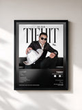#noir Tableau de l'album Mais Uma Do TieHIT de Tierry, cadre noir, imprimé et encadré en France