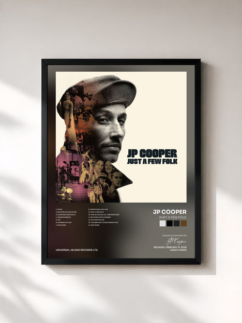 JP Cooper · Just A Few Folk — Affiche encadrée