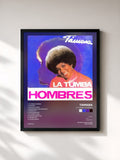 #noir Tableau de l'album La Tumba Hombres de Tamara, cadre noir, imprimé et encadré en France