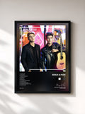 #noir Tableau de l'album 0+ de Benji & Fede, cadre noir, imprimé et encadré en France