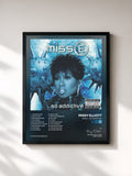 #noir Tableau de l'album Miss E... So Addictive de Missy Elliott, cadre noir, imprimé et encadré en France