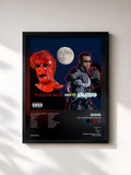 #noir Tableau de l'album Hollowman Meetz Blade de Giggs, cadre noir, imprimé et encadré en France