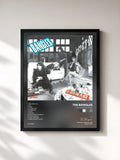 #noir Tableau de l'album All Over The Place de The Bangles, cadre noir, imprimé et encadré en France