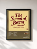 #noir Tableau de l'album The Sound Of Bread de Bread, cadre noir, imprimé et encadré en France