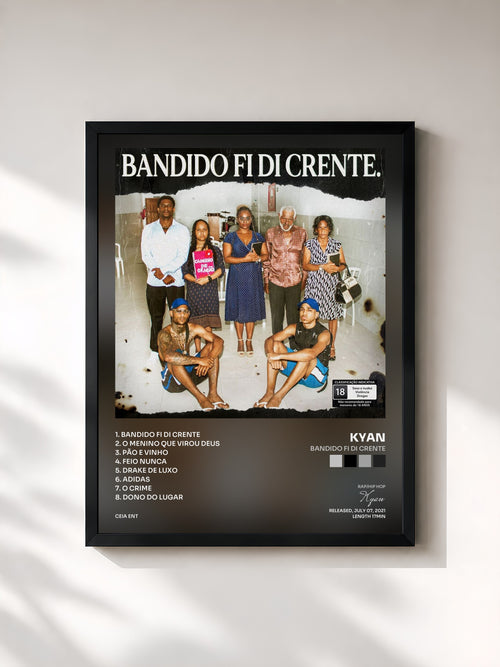 Kyan · Bandido Fi Di Crente — Affiche encadrée