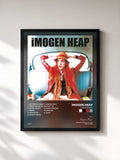 #noir Tableau de l'album I Megaphone de Imogen Heap, cadre noir, imprimé et encadré en France