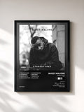 #noir Tableau de l'album Stereotyped (Tape 4) de Bugzy Malone, cadre noir, imprimé et encadré en France
