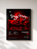 #noir Tableau de l'album Rise Of An Empire de Young Money, cadre noir, imprimé et encadré en France
