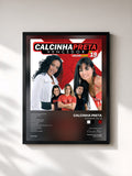 #noir Tableau de l'album Vencedor, Vol. 19 de Calcinha Preta, cadre noir, imprimé et encadré en France