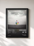 #noir Tableau de l'album English Rain (Deluxe Edition) de Gabrielle Aplin, cadre noir, imprimé et encadré en France