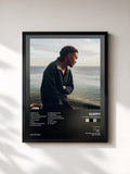 #noir Tableau de l'album I’ll Cry Tomorrow de Cleffy, cadre noir, imprimé et encadré en France