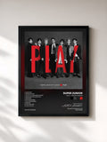 #noir Tableau de l'album PLAY - The 8th Album de SUPER JUNIOR, cadre noir, imprimé et encadré en France