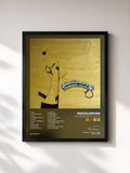 #noir Tableau de l'album The Language of My World de Macklemore, cadre noir, imprimé et encadré en France