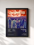 #noir Tableau de l'album Battleground de The Wanted, cadre noir, imprimé et encadré en France